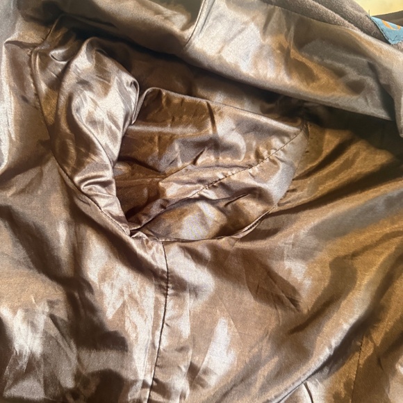 Vintage Fringe Faux Suede Brown Jacket Size L - Picture 14 of 14